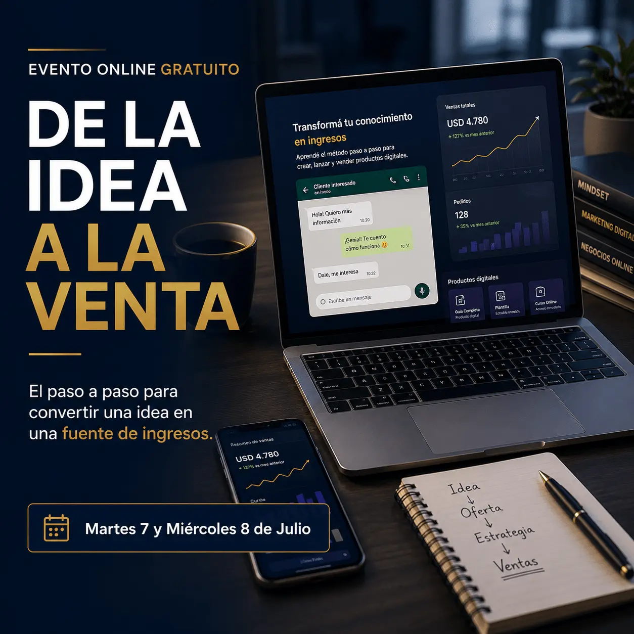 Evento online gratuito