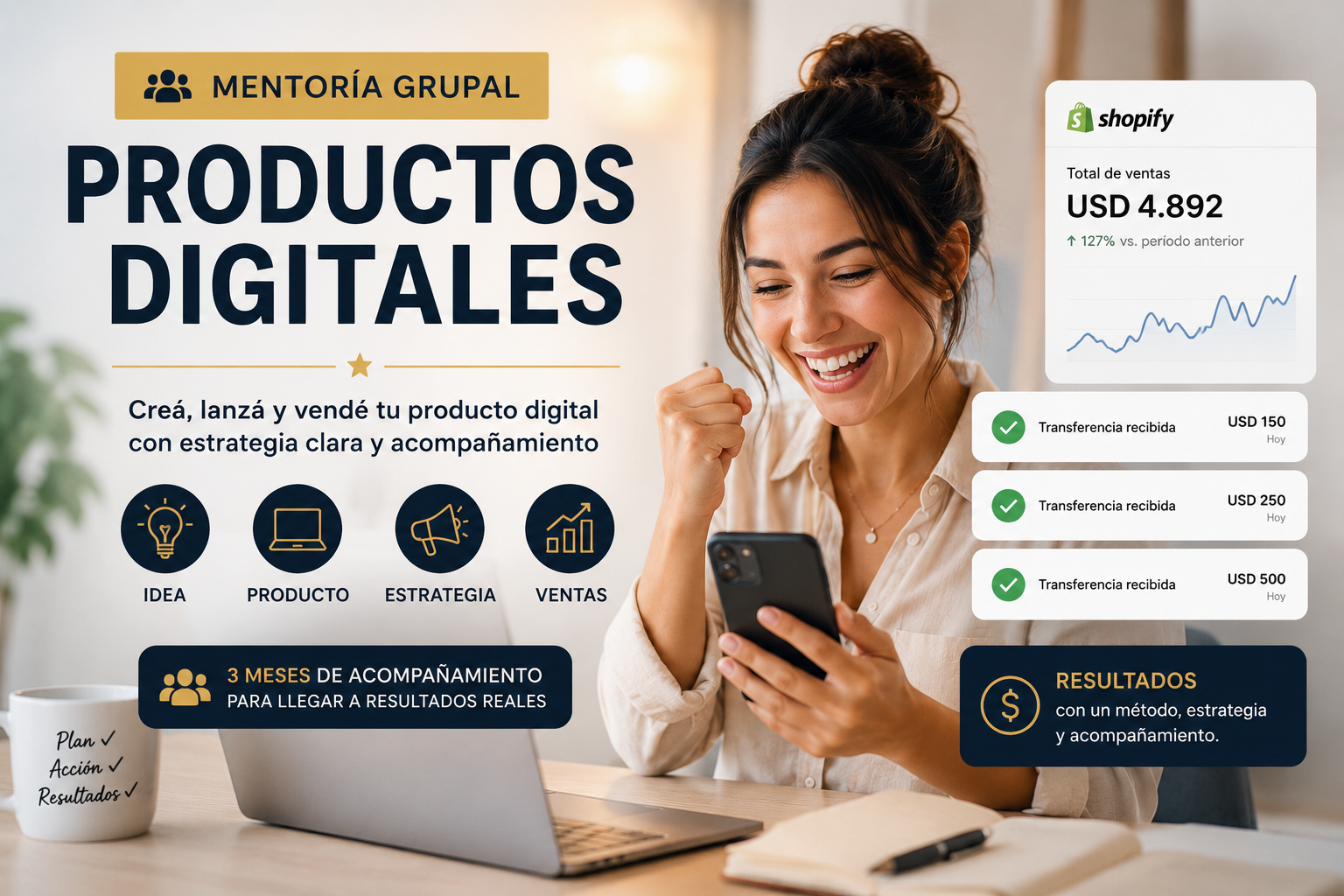 Mentoría Grupal Productos Digitales